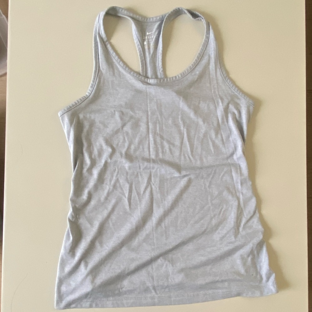 Nike Dri-fit light blue top Small